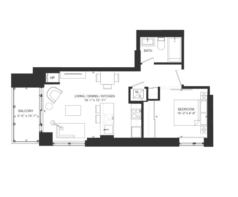 12F - 255 Bay Street - The Bowery Condos